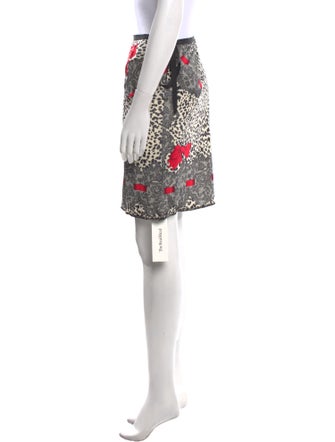 Blumarine Printed Knee-Length Skirt