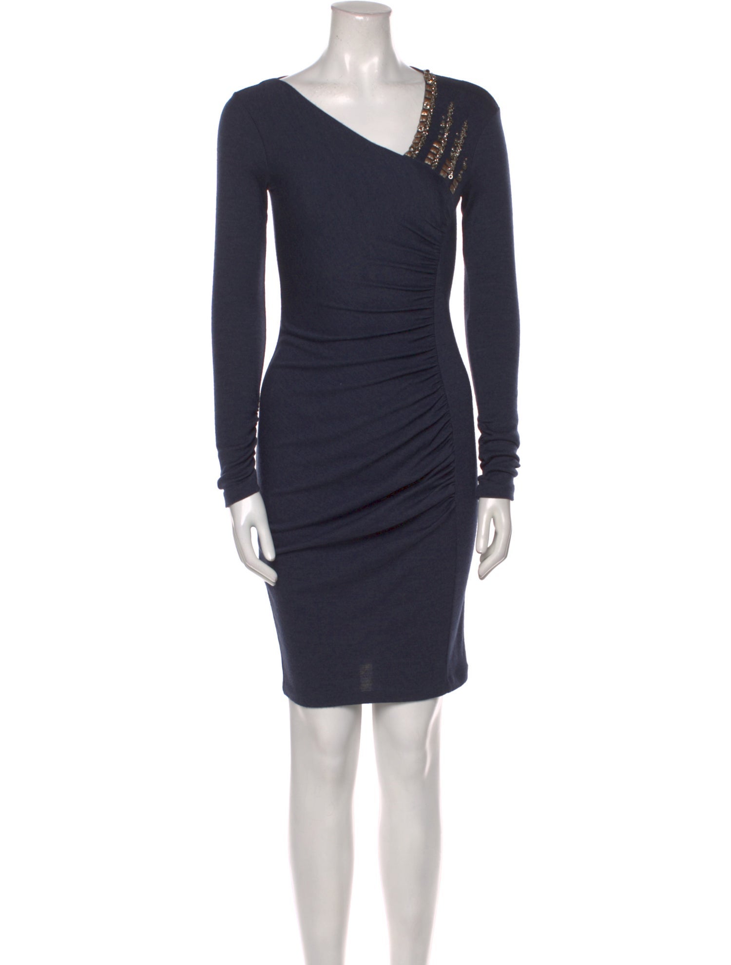 Blumarine Virgin Wool Mini Dress