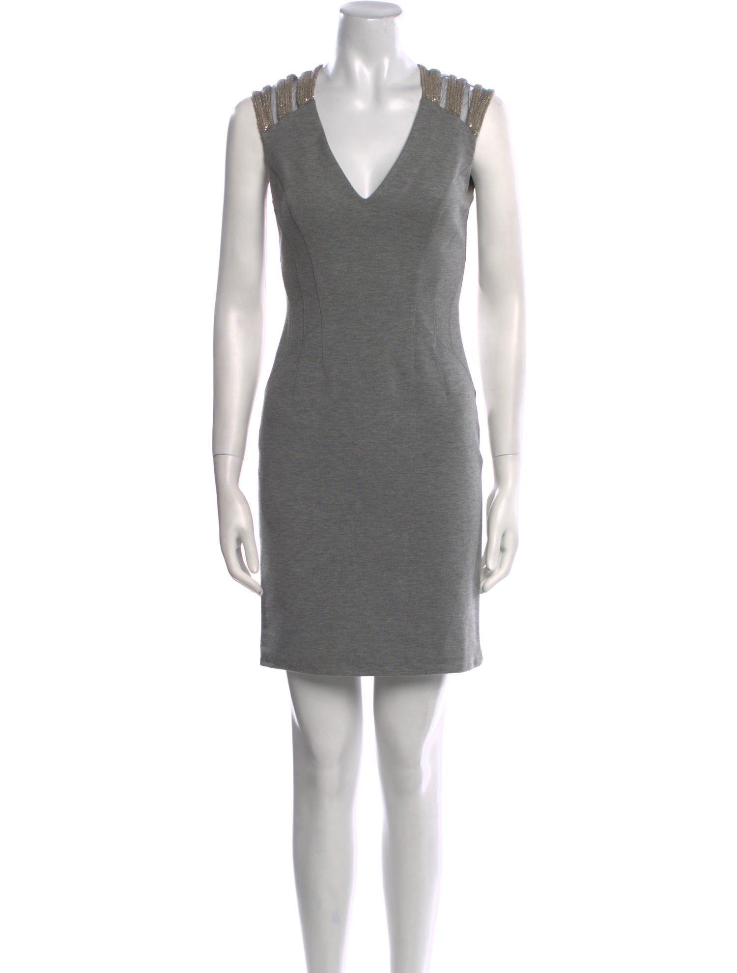 Blumarine V-Neck Mini Dress