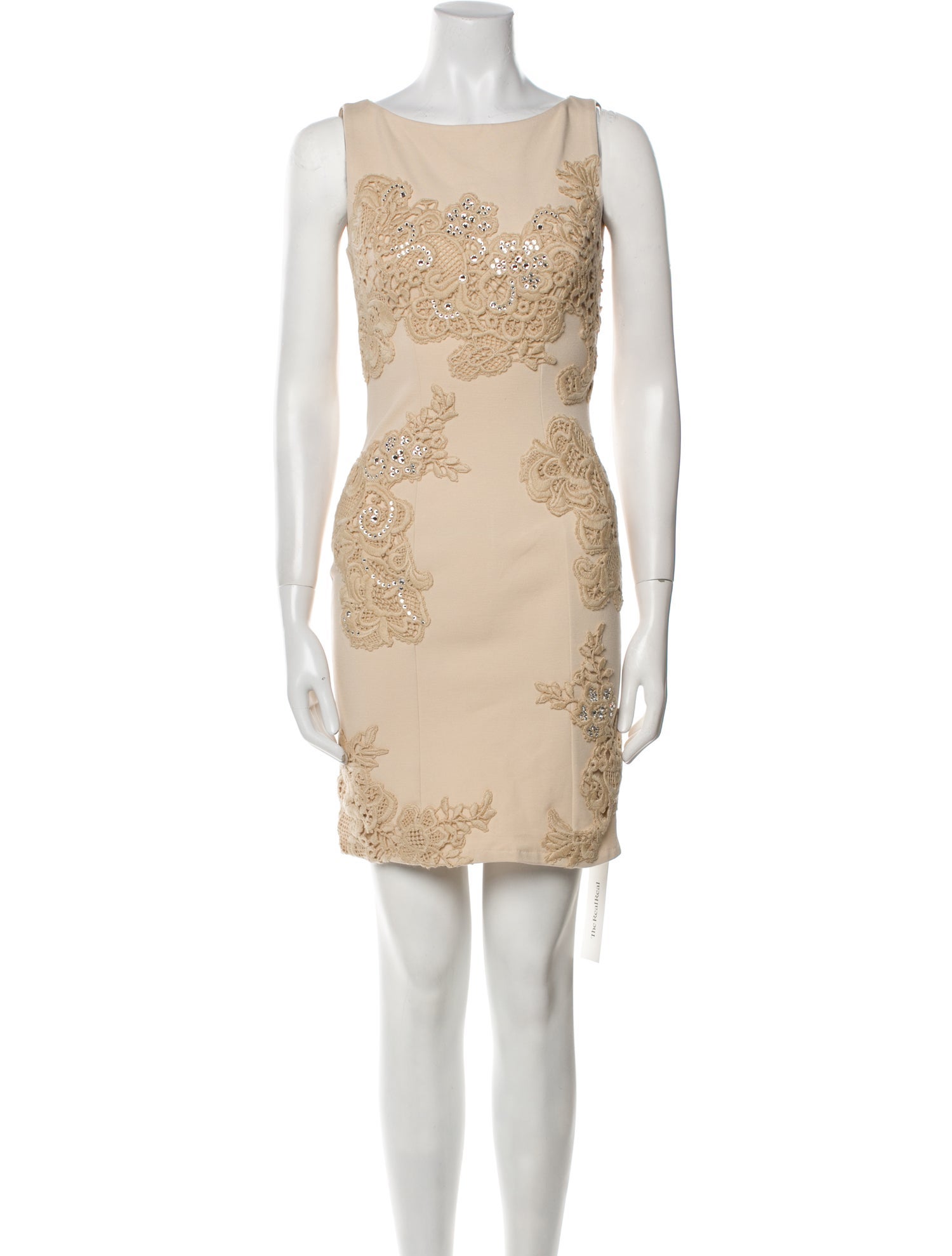 Blumarine Lace Pattern Mini Dress