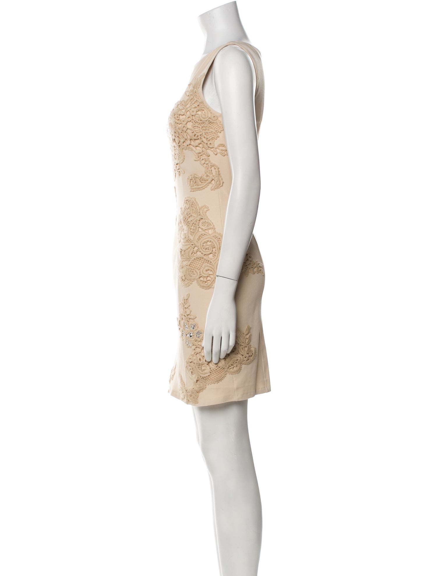 Blumarine Lace Pattern Mini Dress