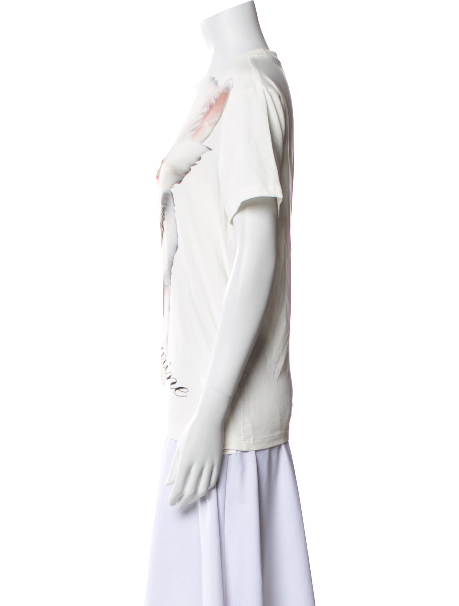 Blumarine Graphic Print Crew Neck T-Shirt w/ Tags