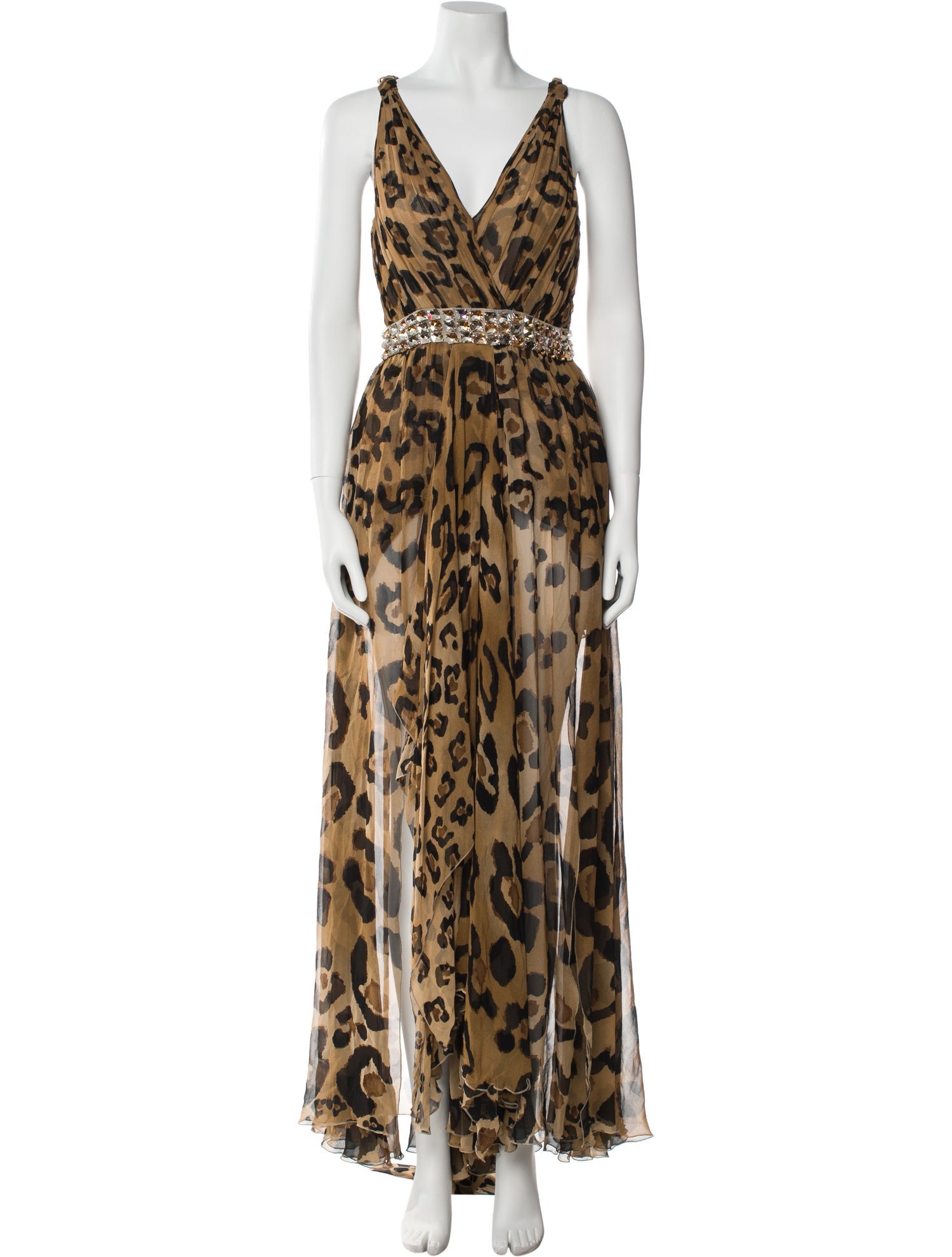 Blumarine Silk Long Dress