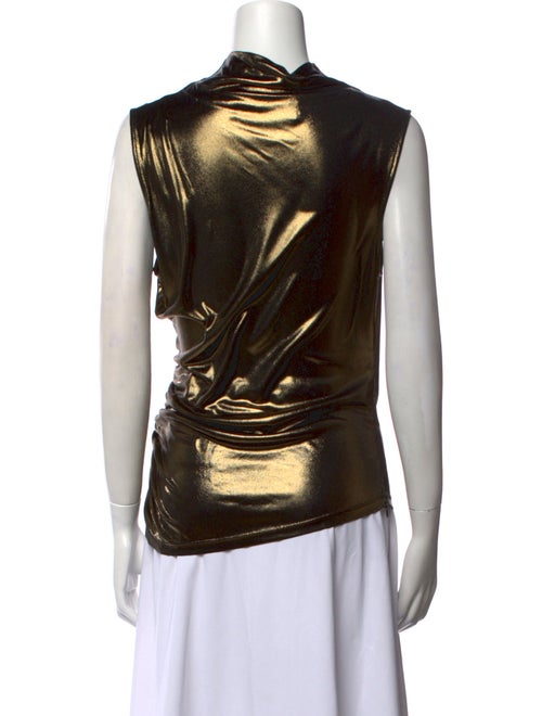 Blumarine Cowl Neck Sleeveless Top