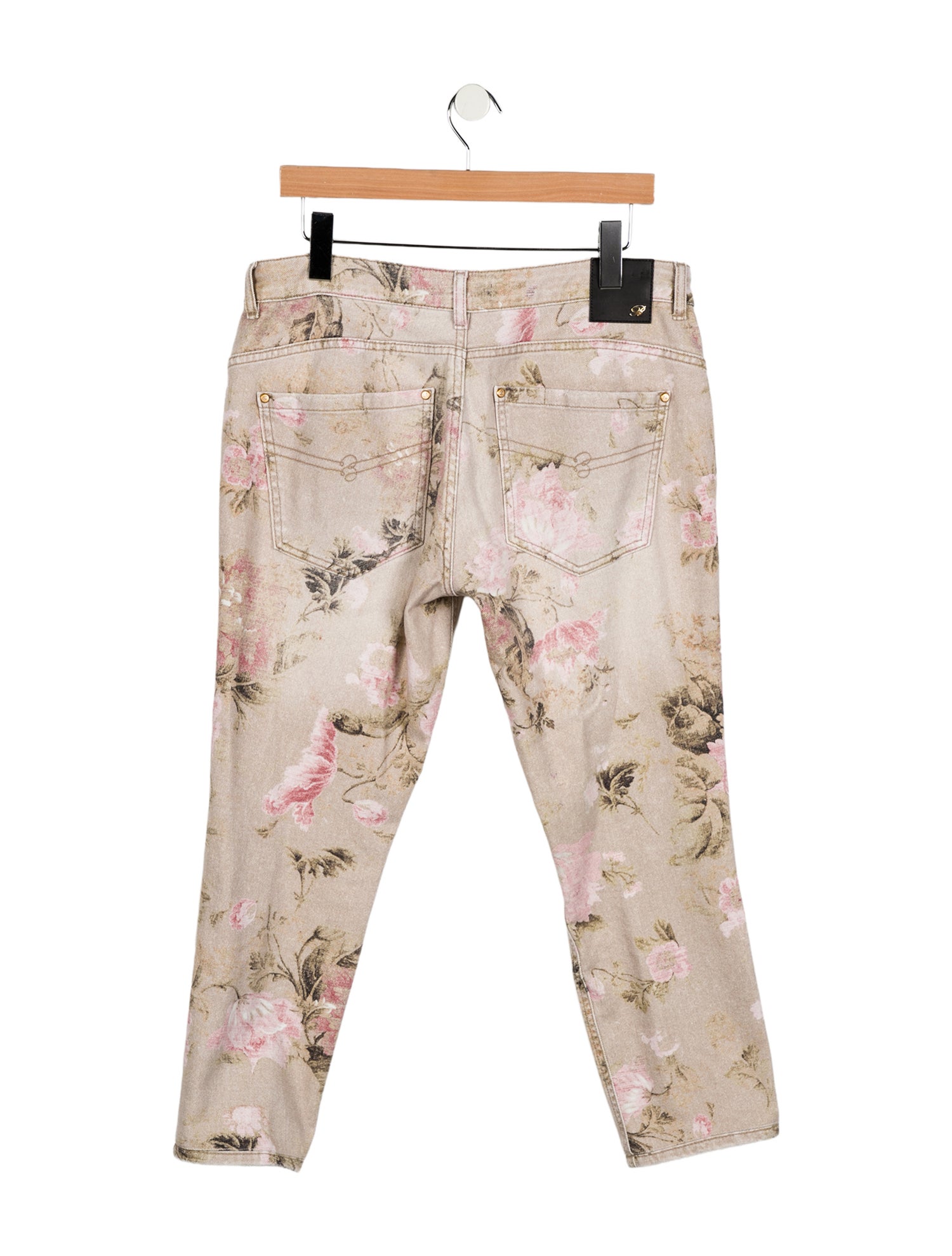 Blumarine Mid-Rise Straight Leg Jeans