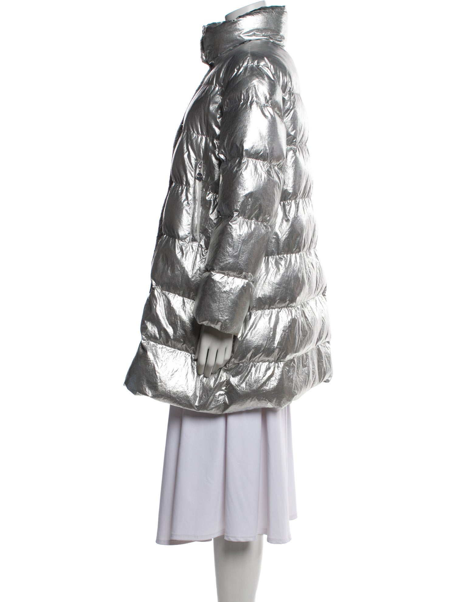 Blumarine Nylon Printed Parka