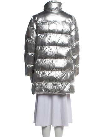 Blumarine Nylon Printed Parka