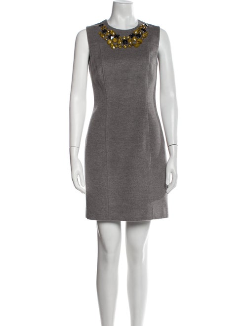 Blumarine Virgin Wool Mini Dress