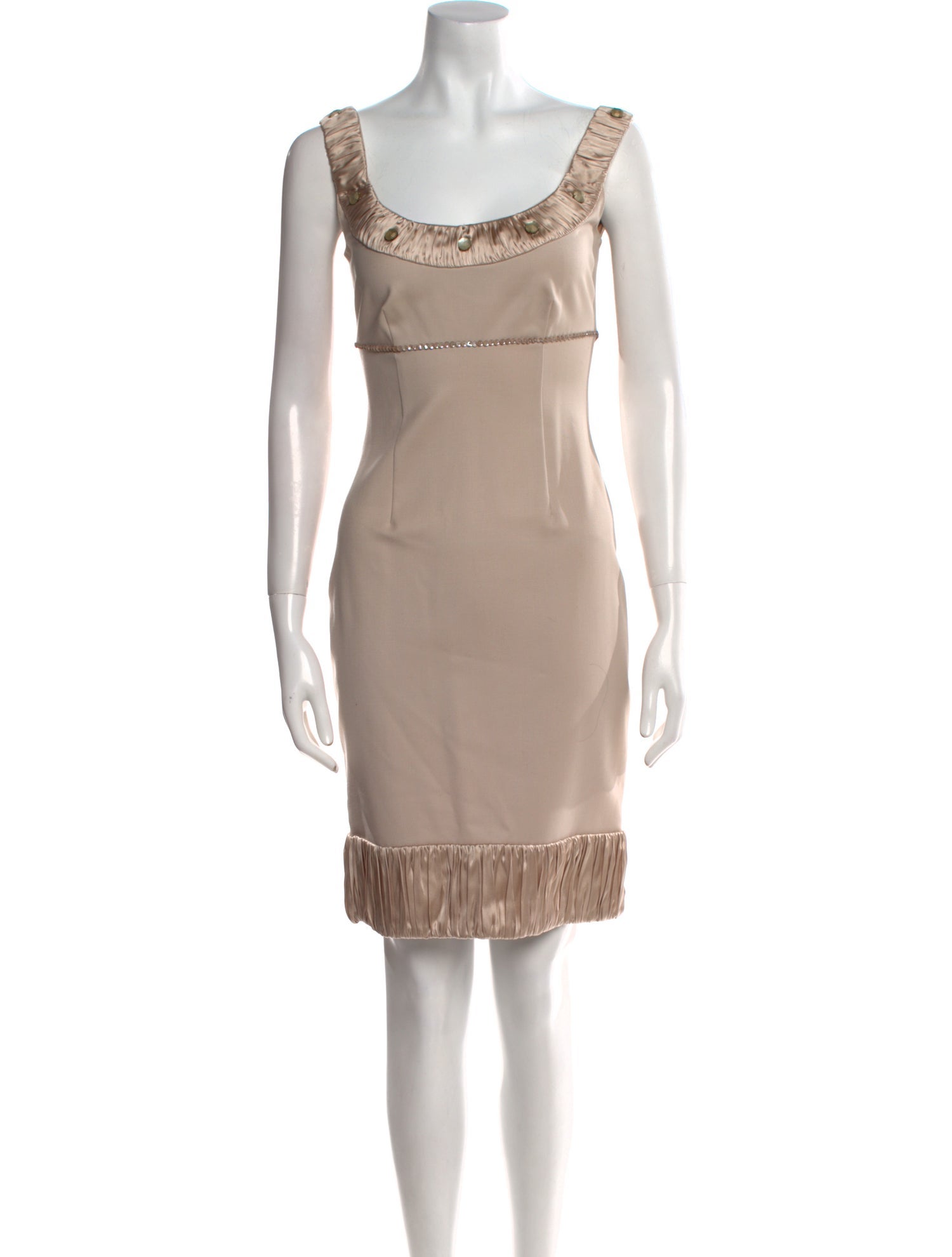 Blumarine Virgin Wool Mini Dress