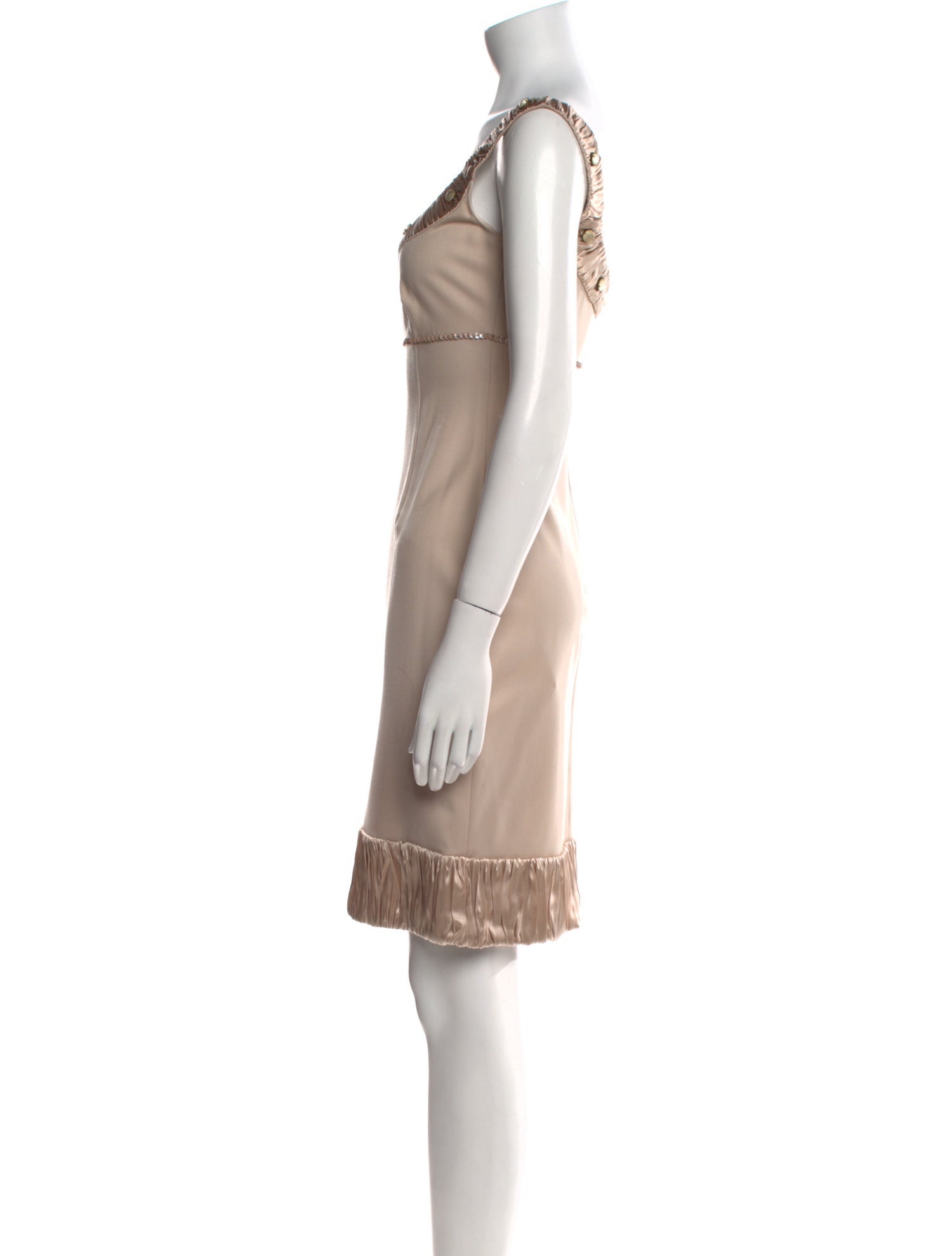 Blumarine Virgin Wool Mini Dress