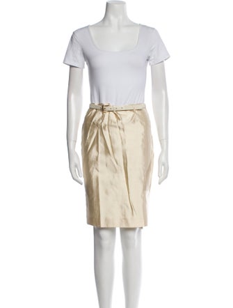 Blumarine Silk Skirt Set