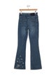 Blumarine Mid-Rise Wide Leg Jeans