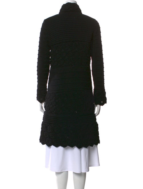 Blumarine Virgin Wool Mock Neck Sweater