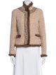 Blumarine Virgin Wool Tweed Pattern Evening Jacket