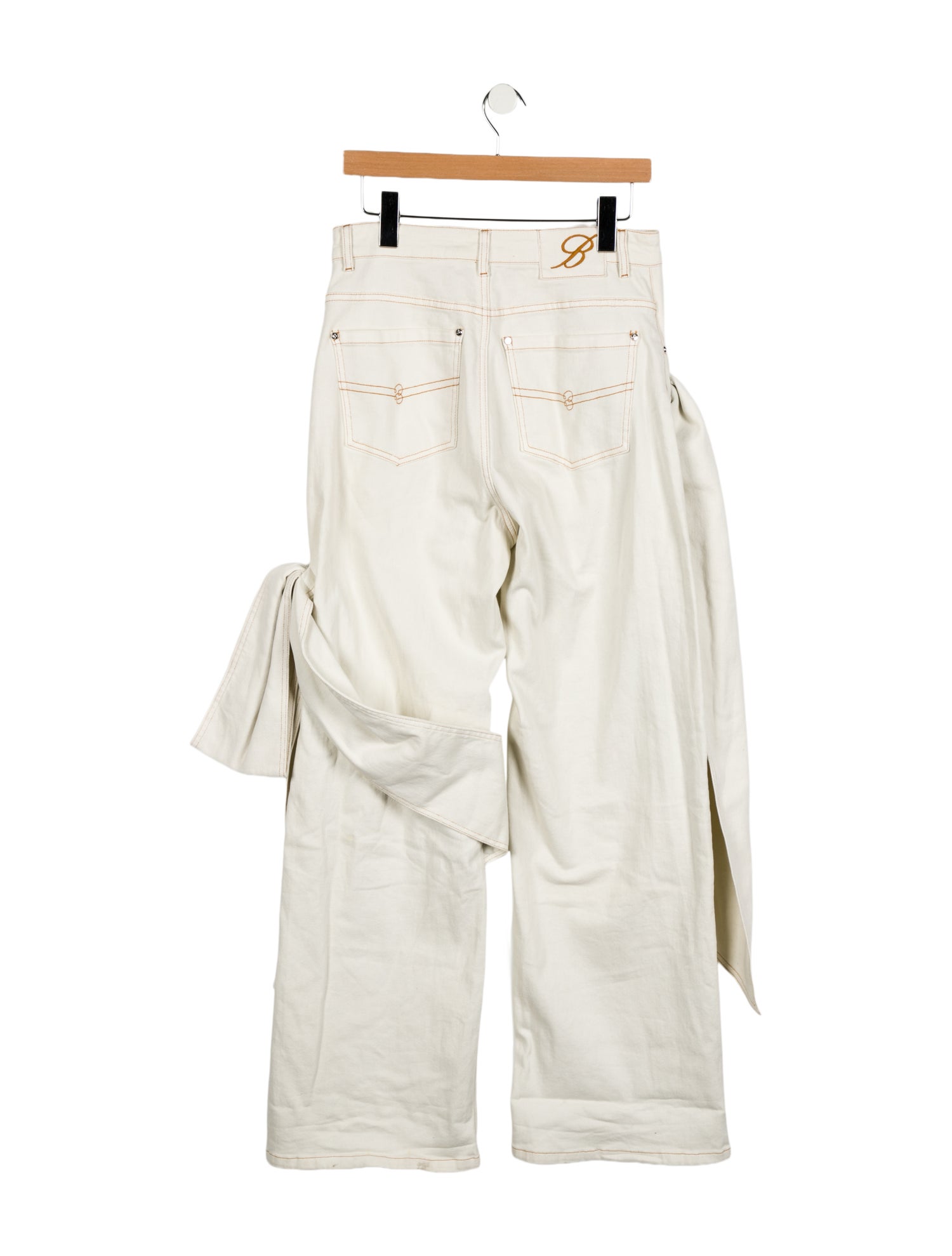 Blumarine High-Rise Wide Leg Jeans