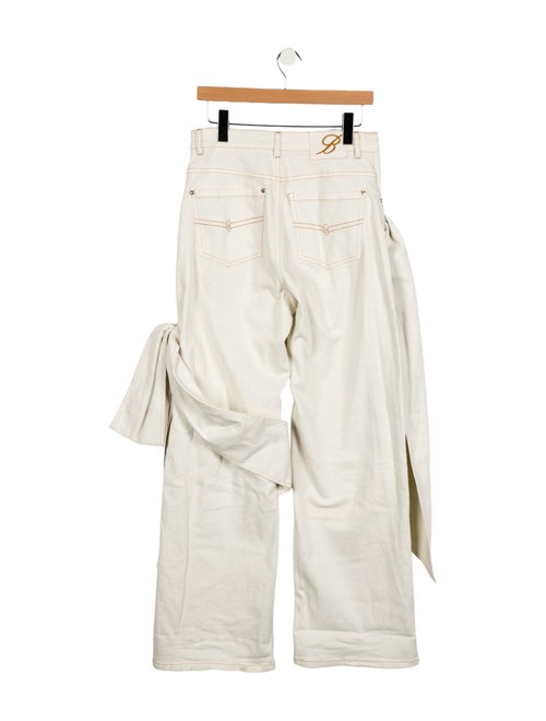 Blumarine High-Rise Wide Leg Jeans