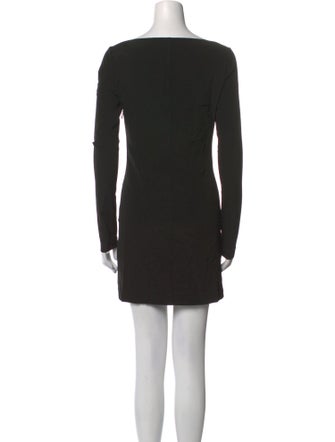 Blumarine Bateau Neckline Mini Dress