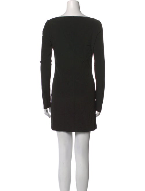 Blumarine Bateau Neckline Mini Dress