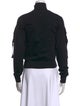 Blumarine Mock Neck Long Sleeve Sweatshirt