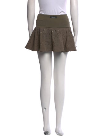 Blumarine Crystal Embellishments Mini Skirt
