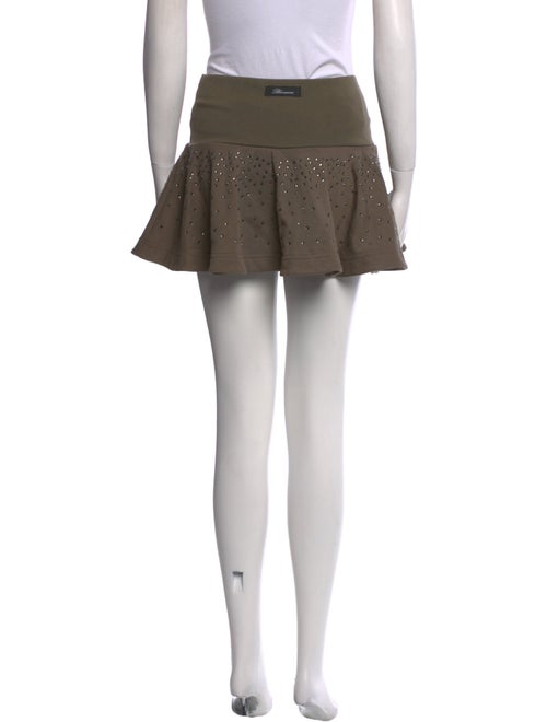 Blumarine Crystal Embellishments Mini Skirt