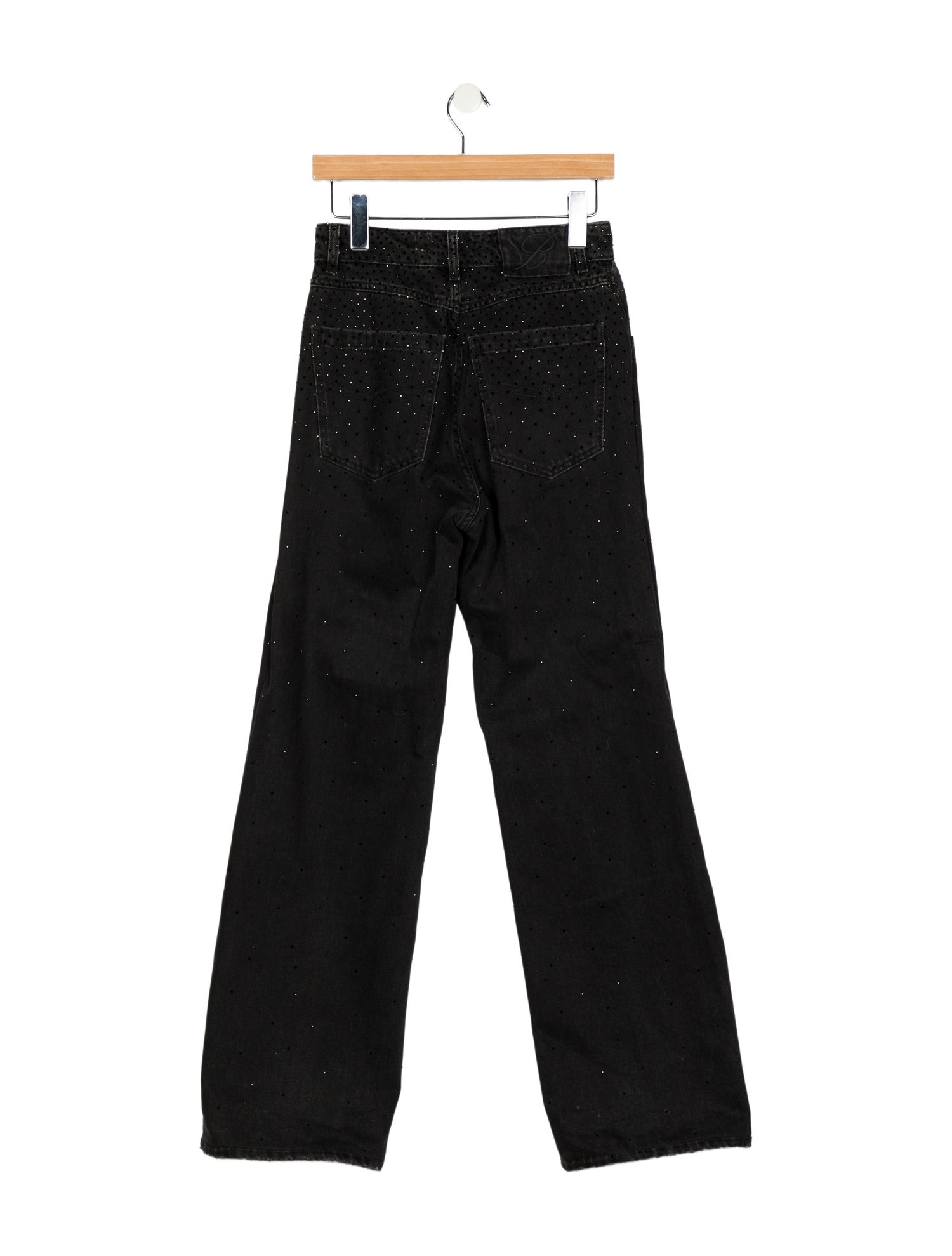 Blumarine High-Rise Wide Leg Jeans