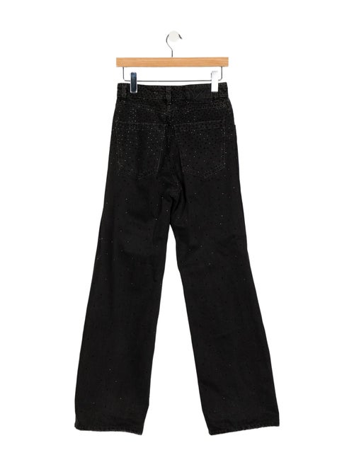 Blumarine High-Rise Wide Leg Jeans