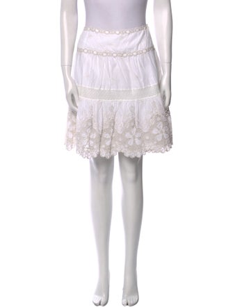 Blumarine Embroidered Accent Knee-Length Skirt