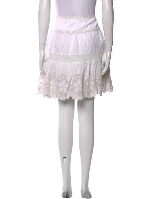 Blumarine Embroidered Accent Knee-Length Skirt