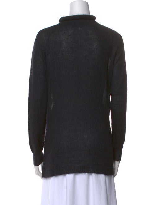 Blumarine Printed Turtleneck Sweater