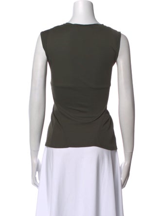 Blumarine Cowl Neck Sleeveless Top