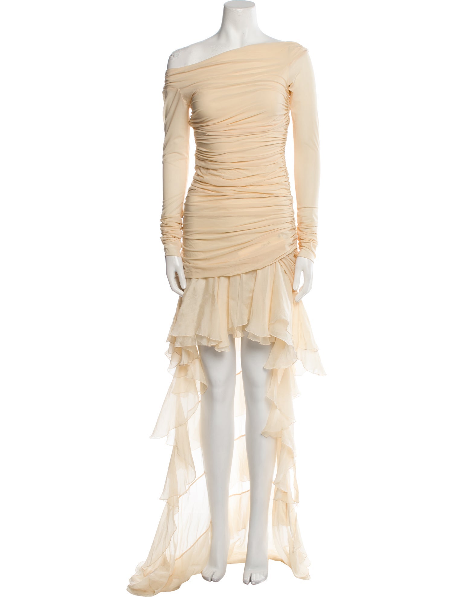 Blumarine One-Shoulder Long Dress