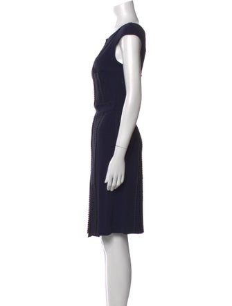 Blumarine Silk Knee-Length Dress