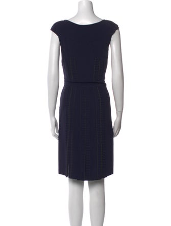 Blumarine Silk Knee-Length Dress