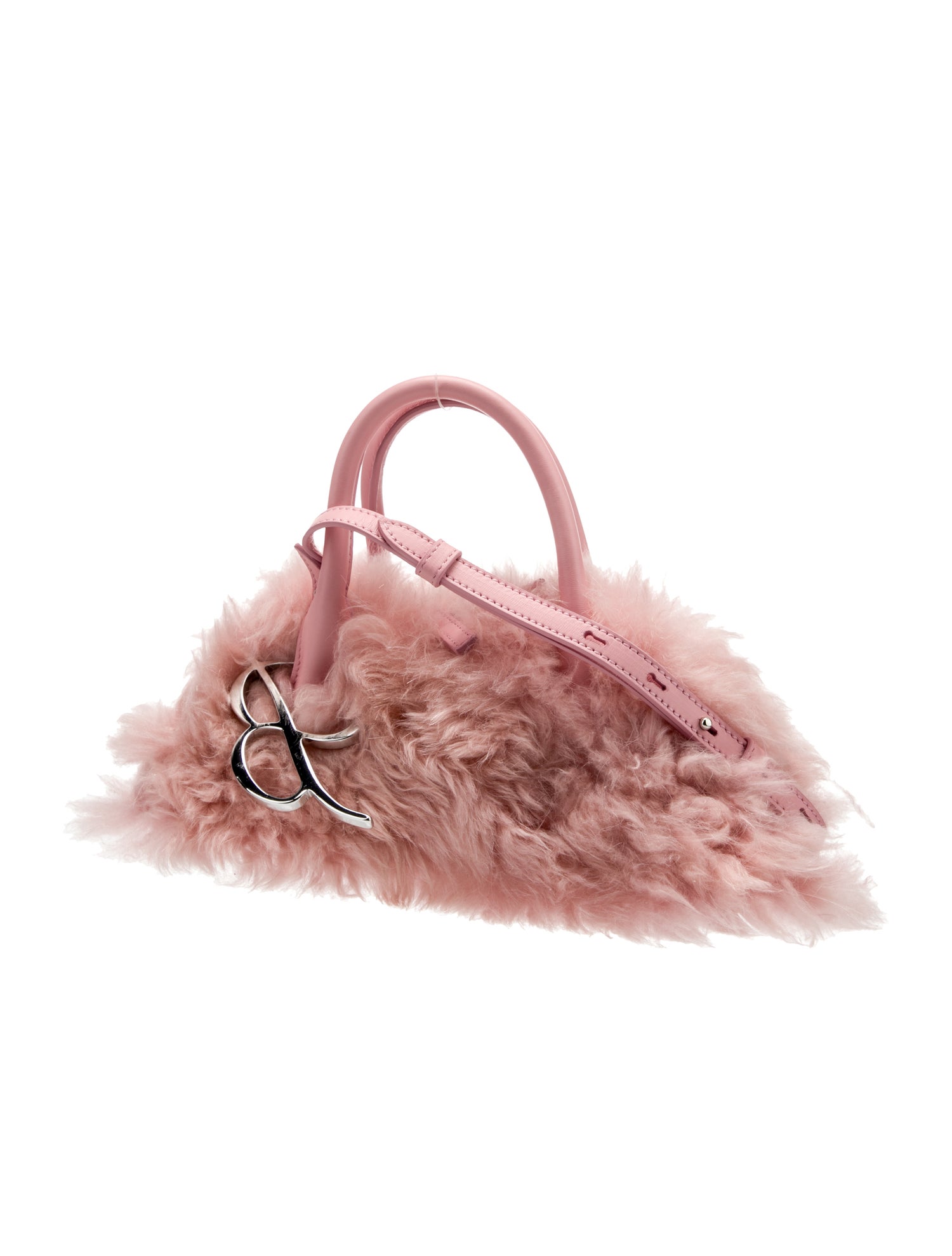 Blumarine Kid Mohair Top Handle Bag w/ Tags