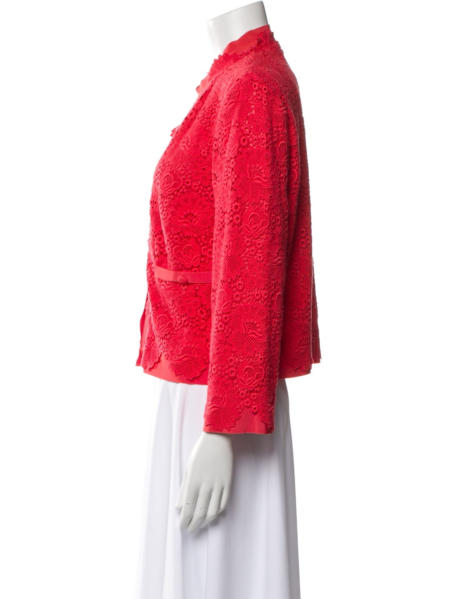 Blumarine Tweed Pattern Blazer