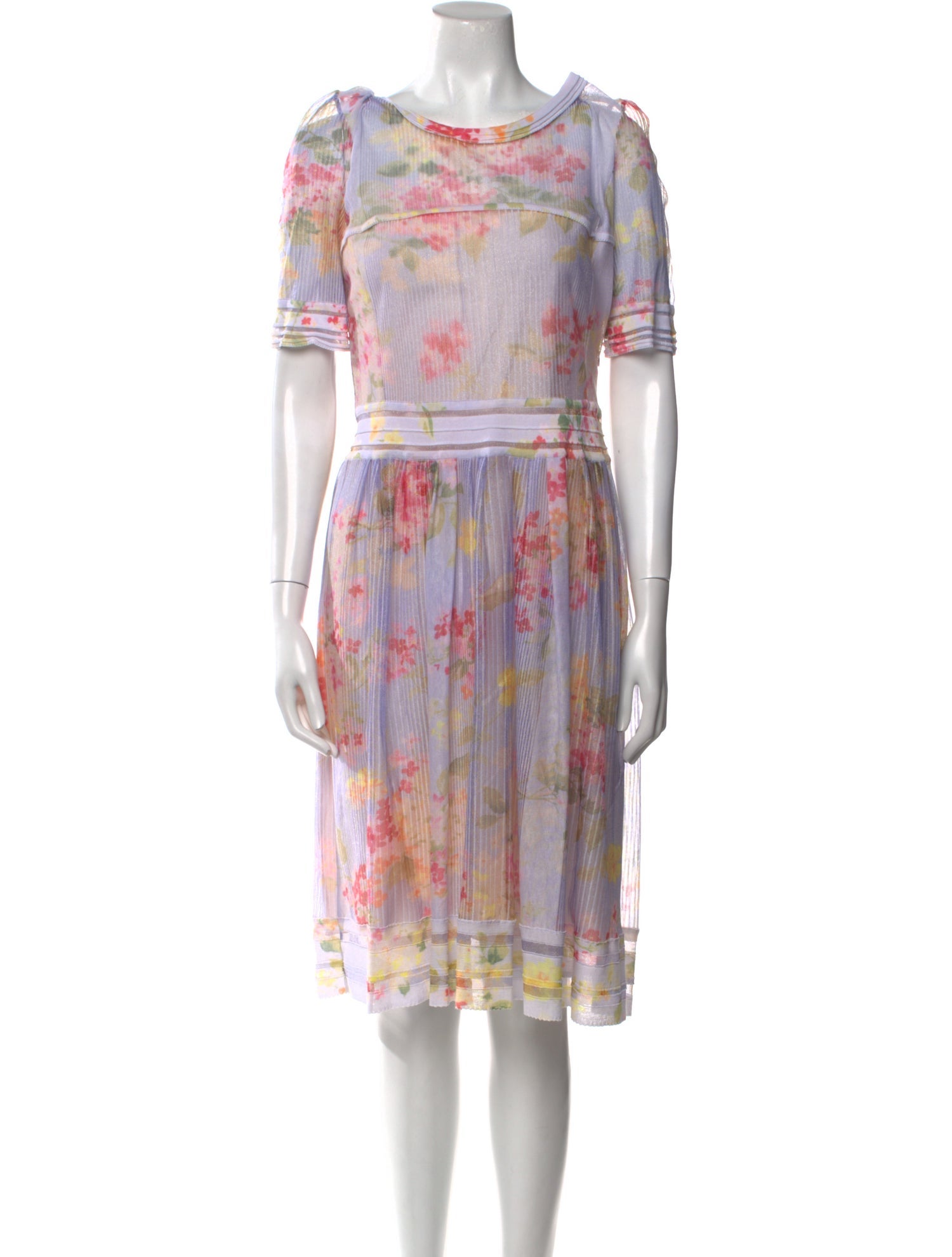 Blumarine Silk Knee-Length Dress w/ Tags