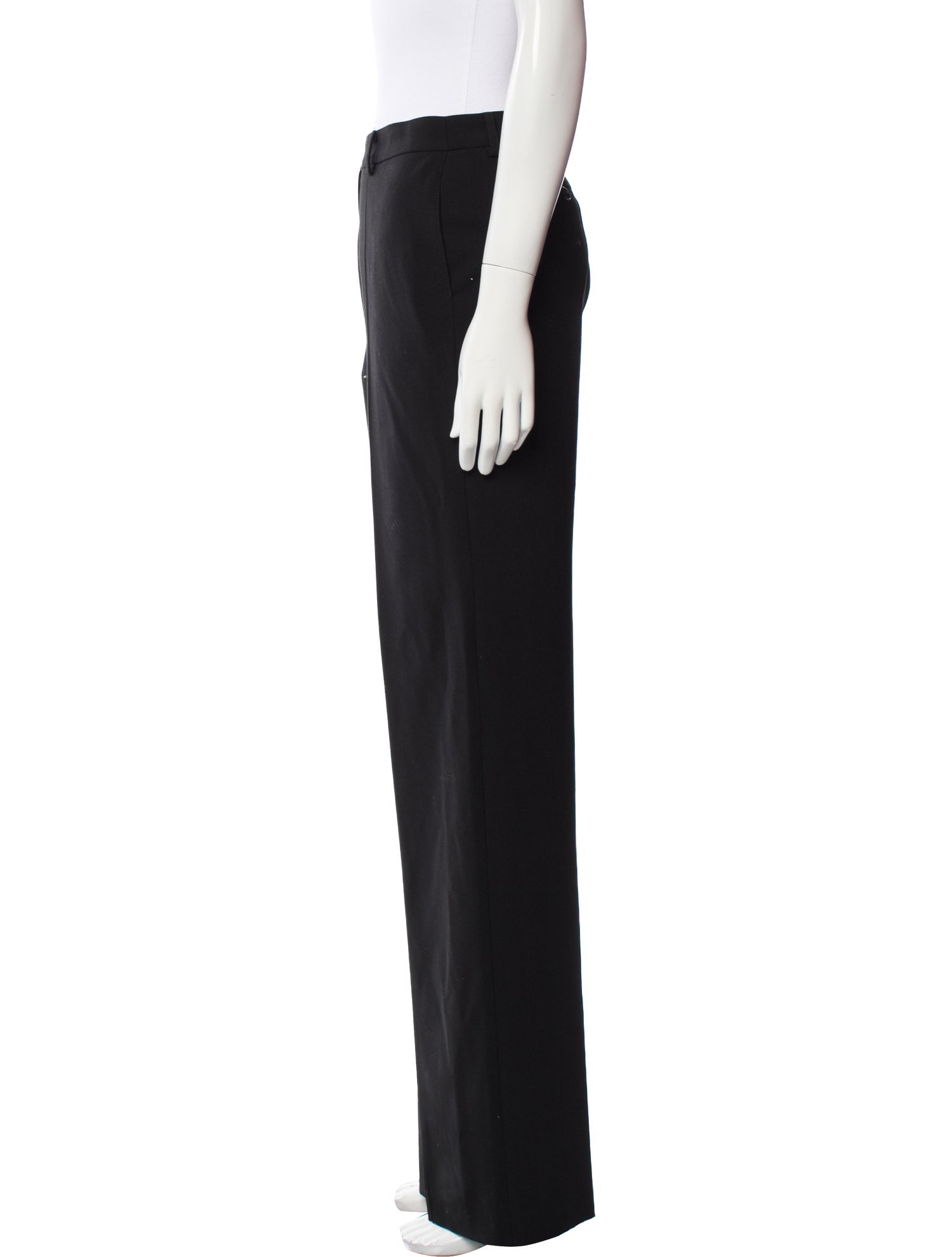 Blumarine Virgin Wool Wide Leg Pants