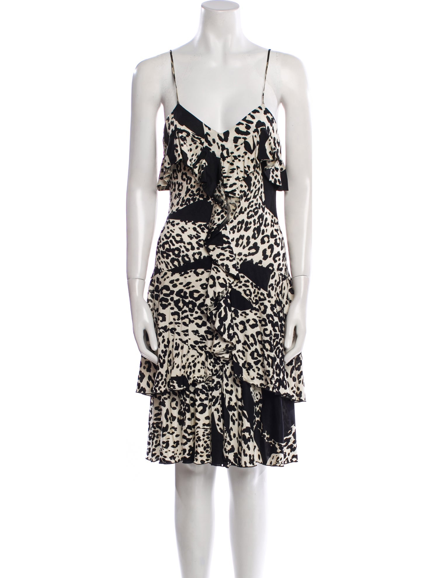 Blumarine Silk Knee-Length Dress