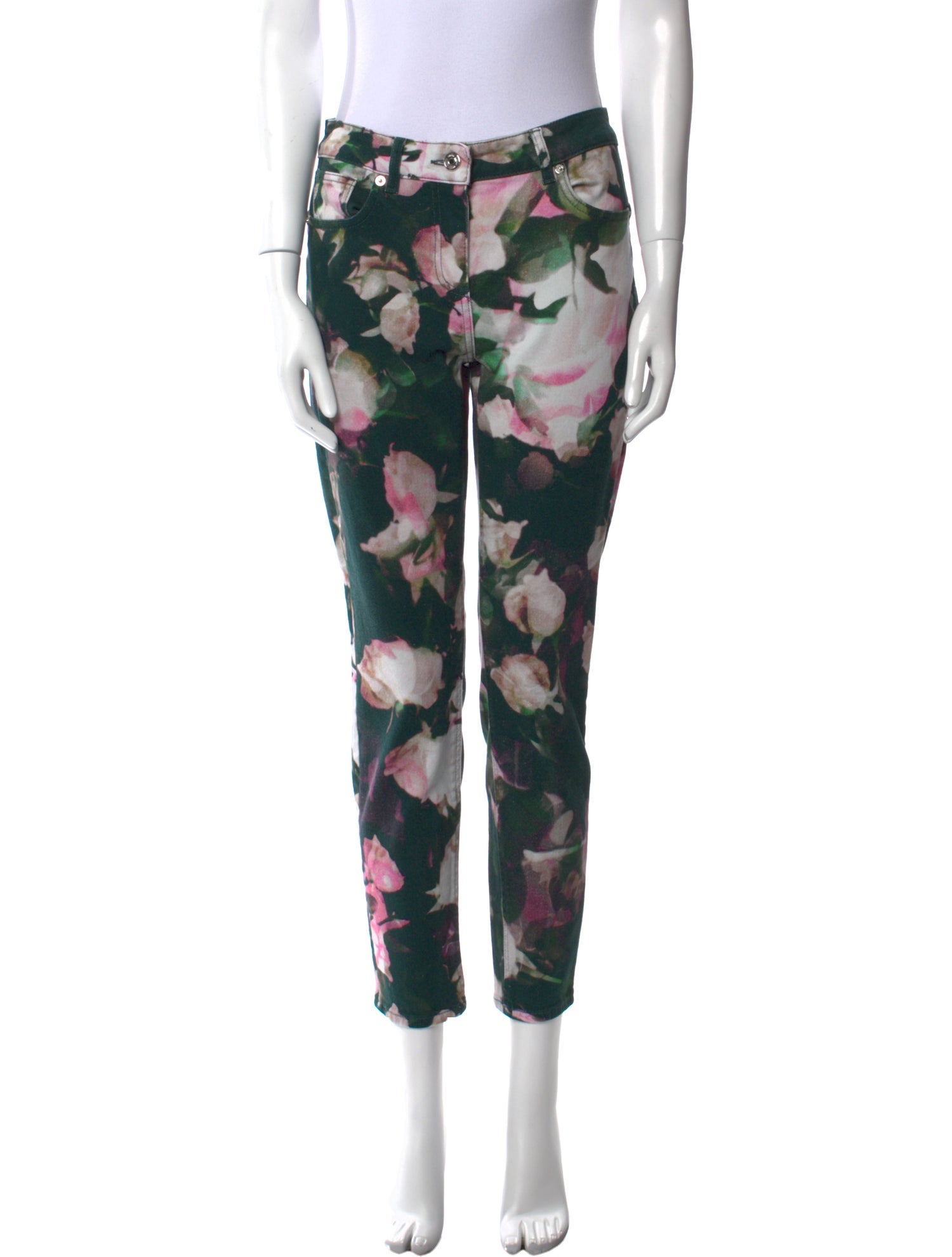 Blumarine Mid-Rise Skinny Leg Jeans