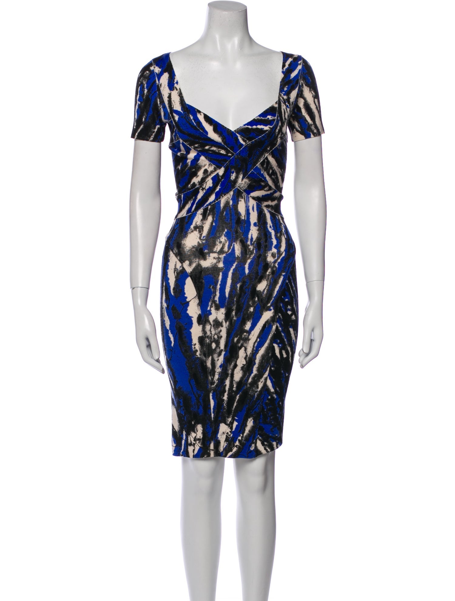 Blumarine Wool Knee-Length Dress