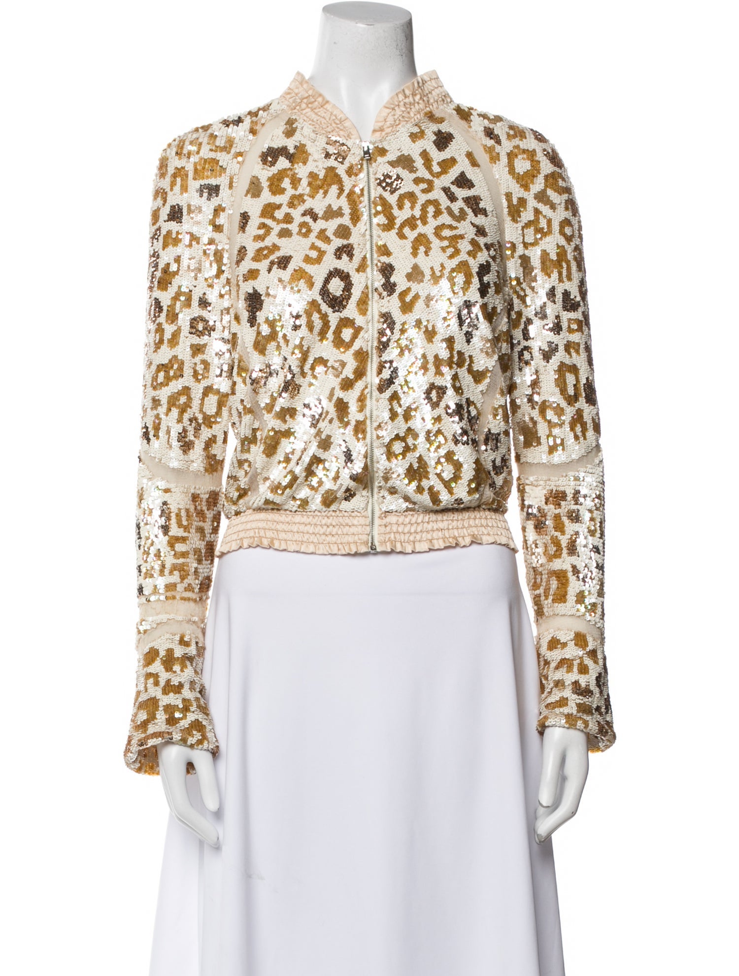 Blumarine Silk Printed Bolero