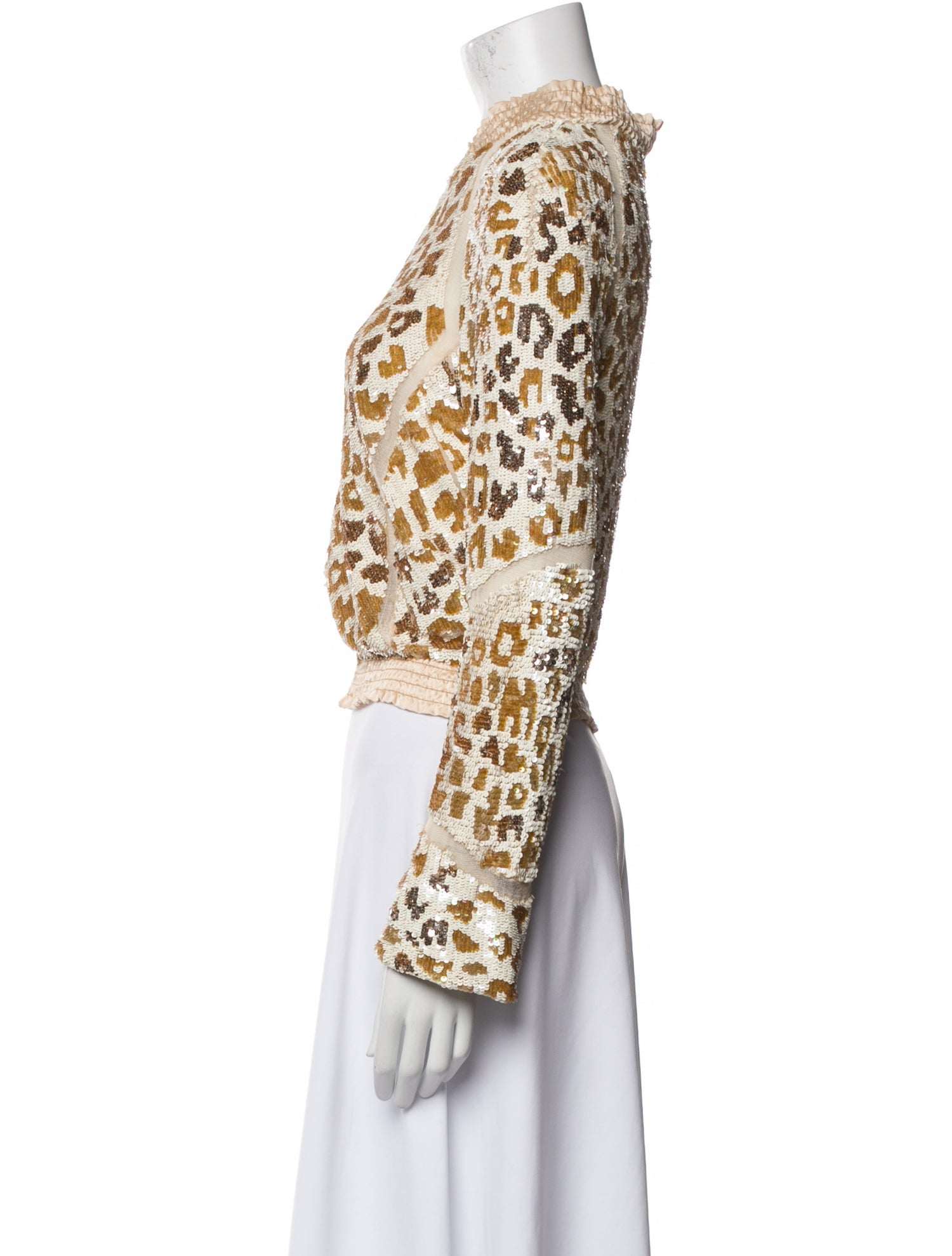 Blumarine Silk Printed Bolero