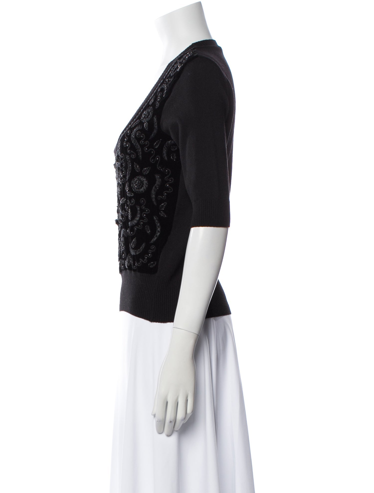 Blumarine Wool Printed Sweater