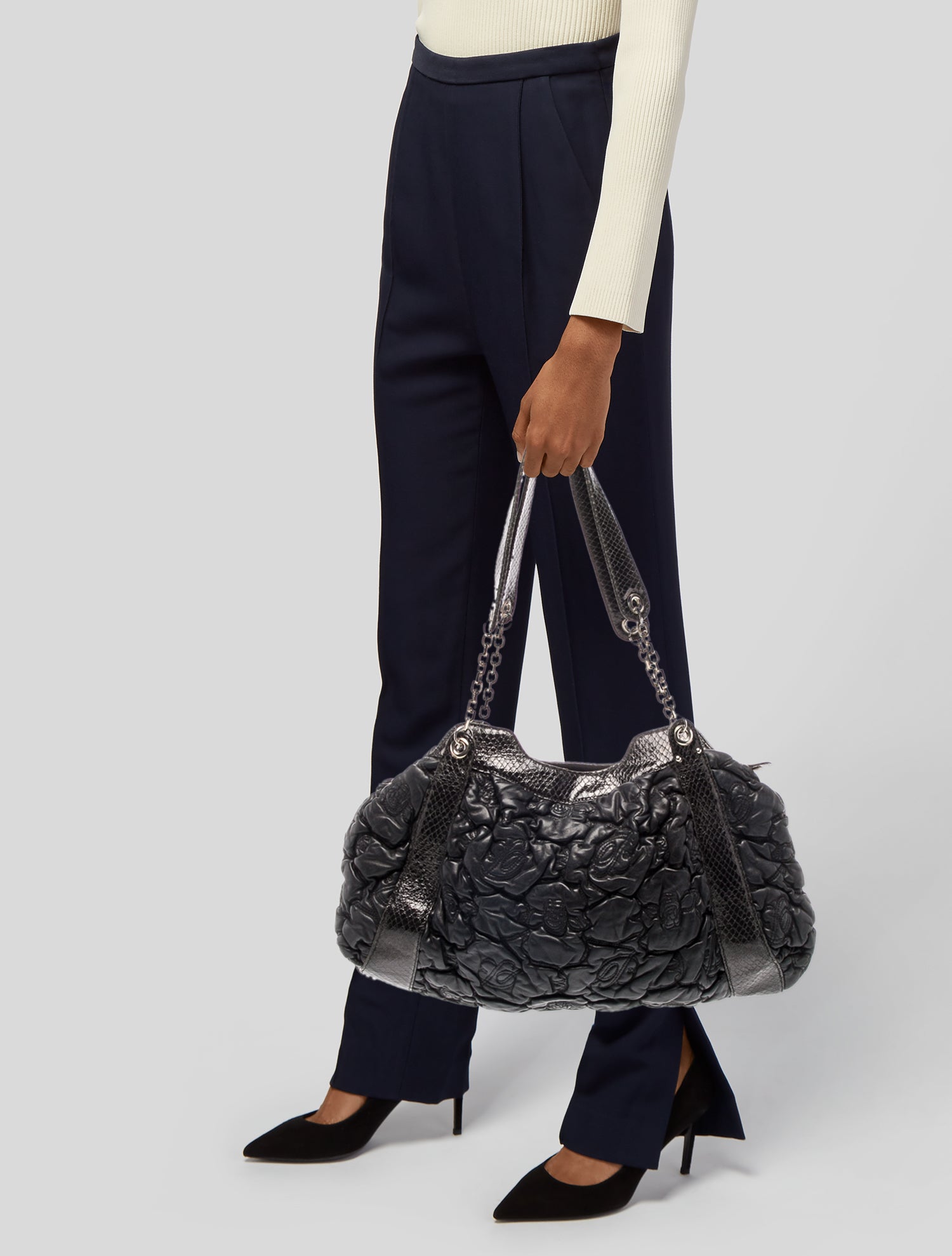 Blumarine Leather Shoulder Bag