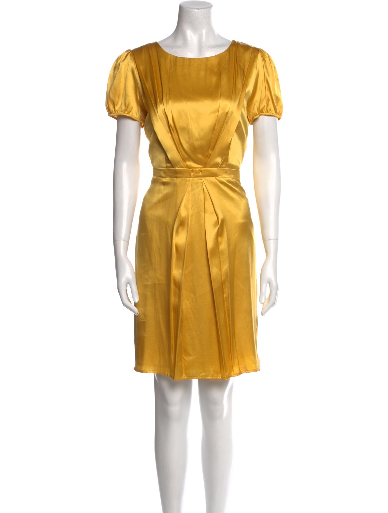Blumarine Silk Knee-Length Dress