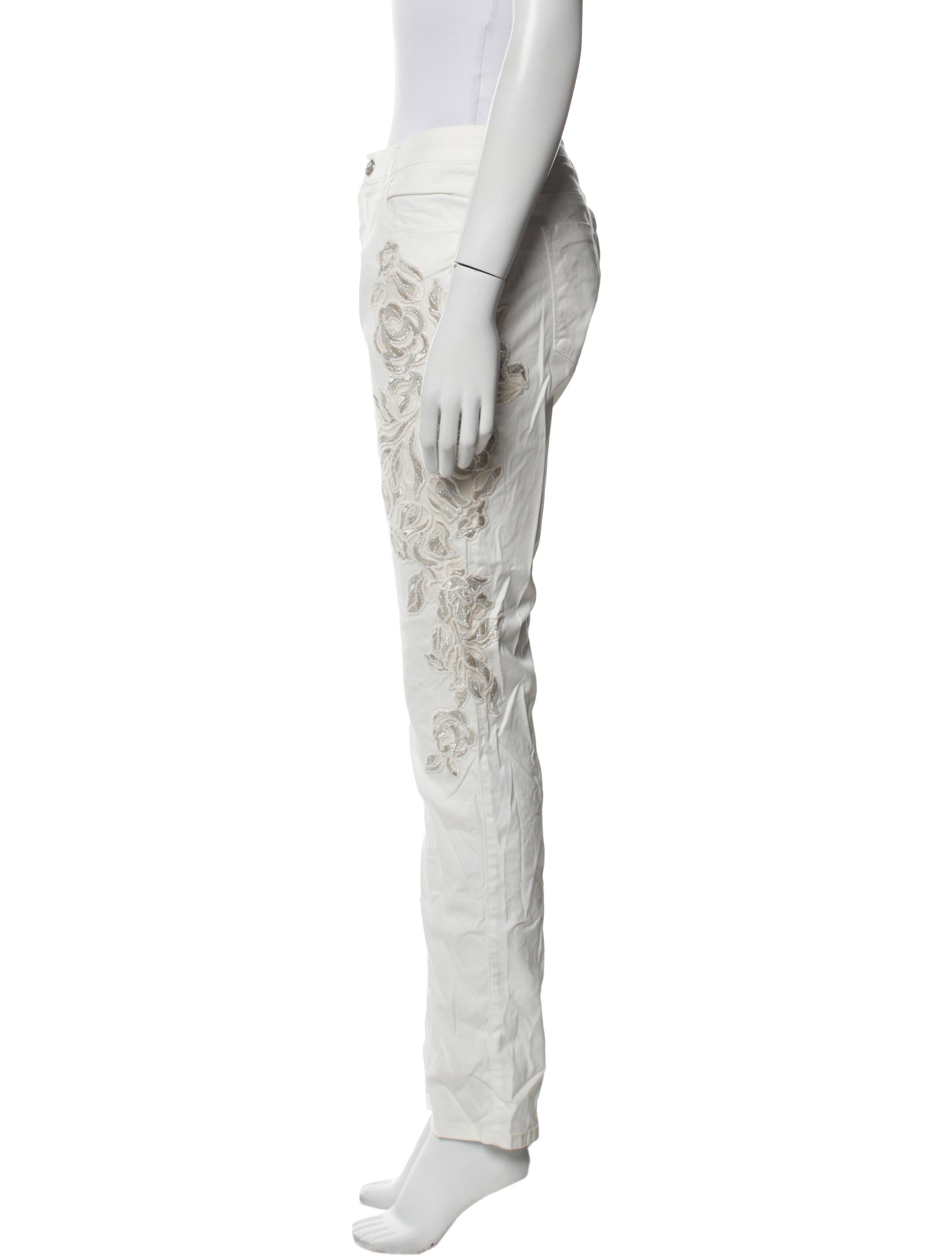 Blumarine Skinny Leg Pants