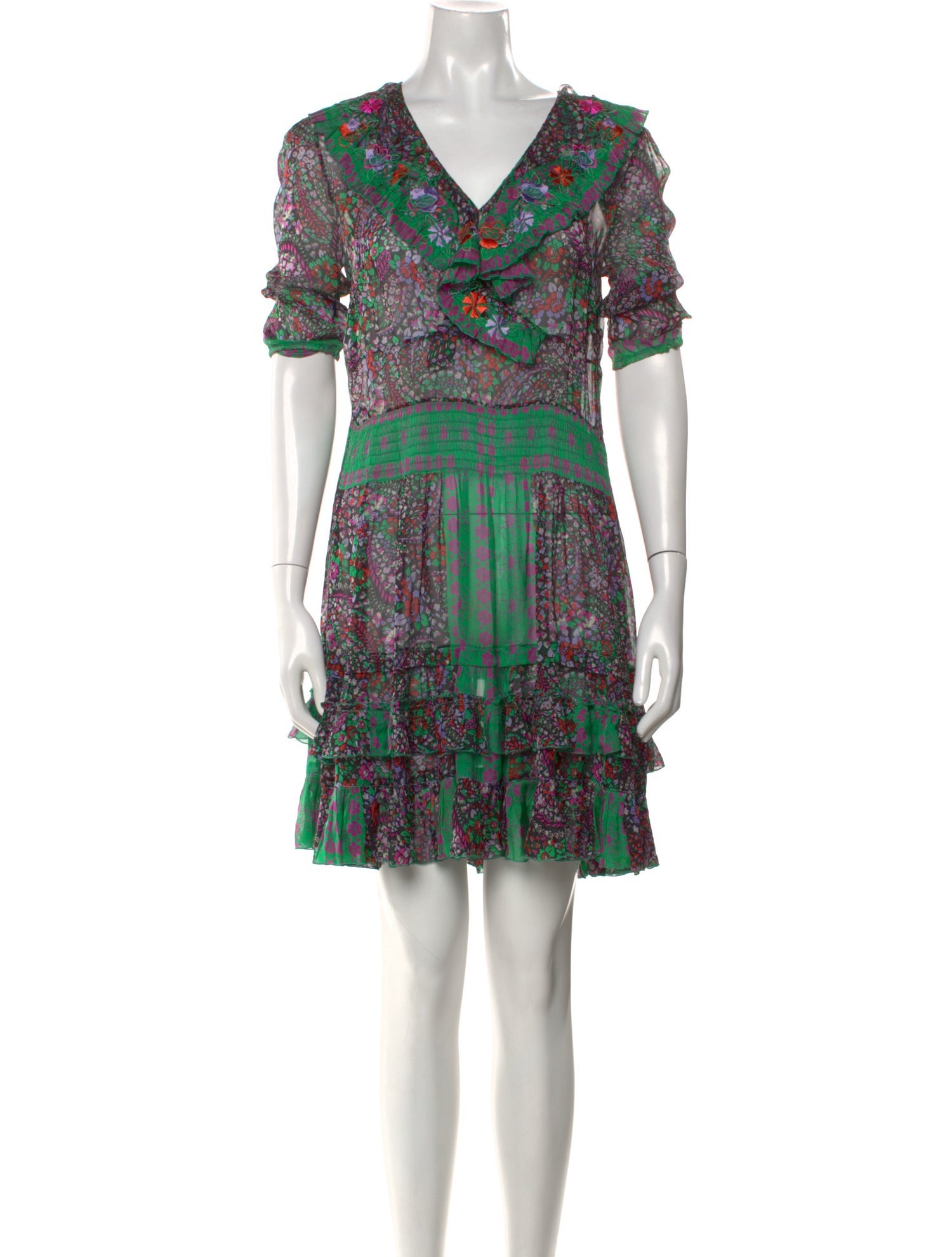 Blumarine Silk Mini Dress