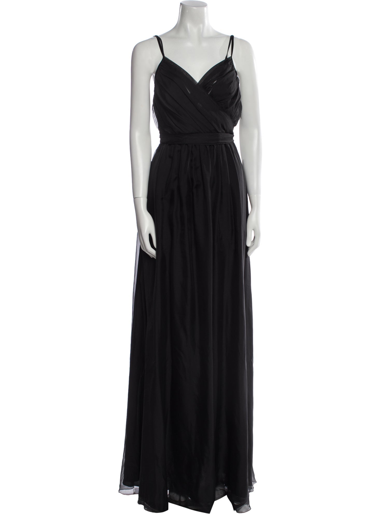 Blumarine V-Neck Long Dress