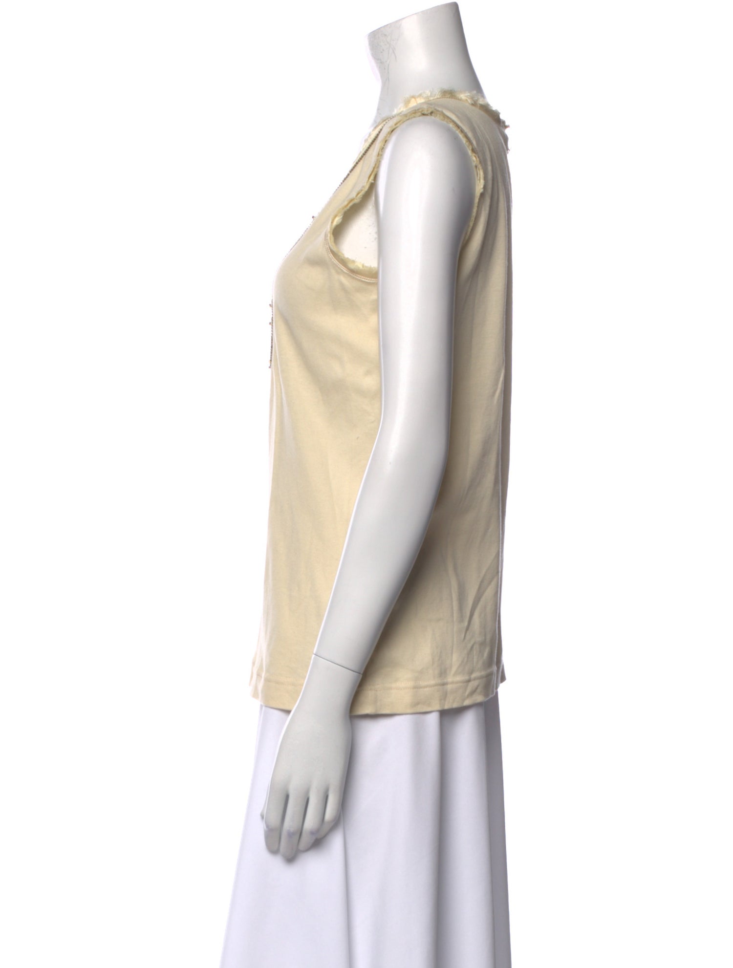 Blumarine Scoop Neck Sleeveless Top